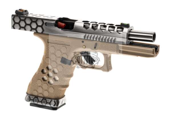 AW Custom VX0210 GBB interamente in metallo con taglio esagonale - immagine 4