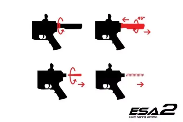 Replica carabina SA-E23 EDGE 2.0™GATE ASTER - nero - immagine 7