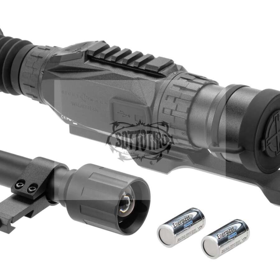 Sightmark Cannocchiale da puntamento digitale Wraith 4K 4-32x40 Day/Night Vision con supporto lungo