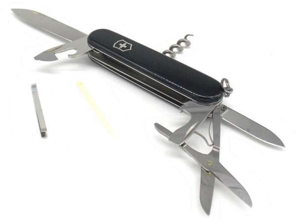 Coltello Victorinox Huntsman guancette nere 137133