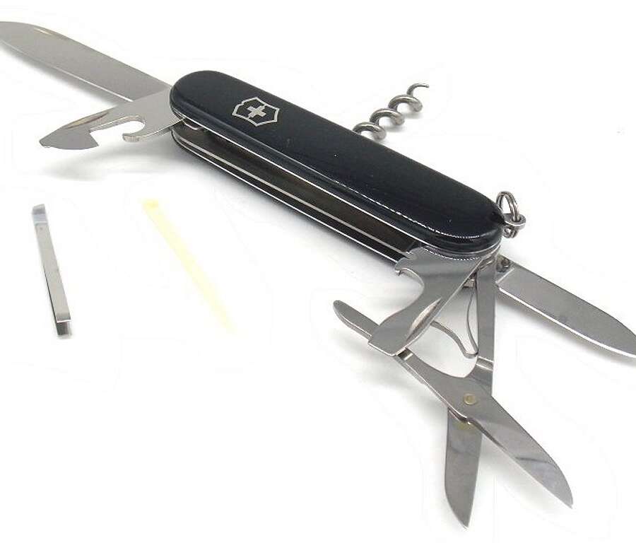 Coltello Victorinox Huntsman guancette nere 137133
