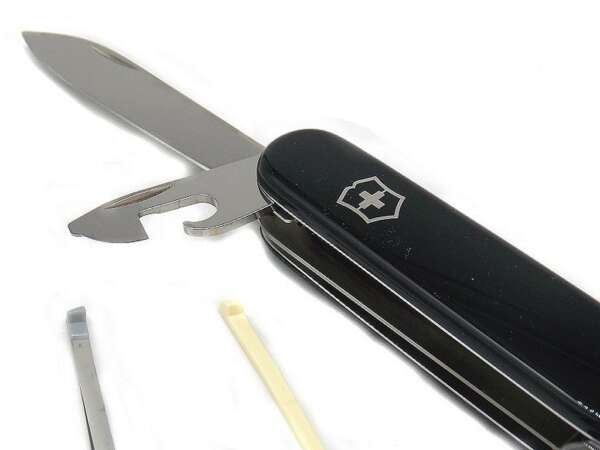 Coltello Victorinox Huntsman guancette nere 137133 - immagine 2