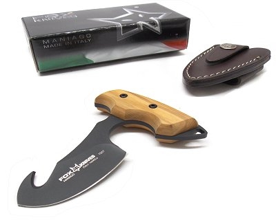 Coltello Fox da scuoio 1507 con manico in ulivo