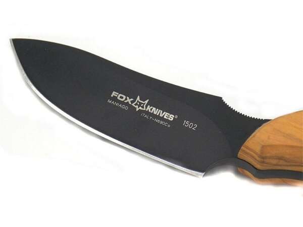 Coltello Fox da caccia manico ulivo da scuoio - immagine 2