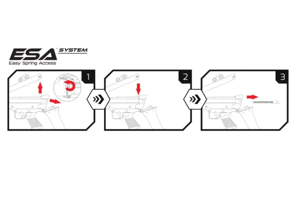 Replica Specna Arms SA-249 PARA EDGE™ - Nera - immagine 2