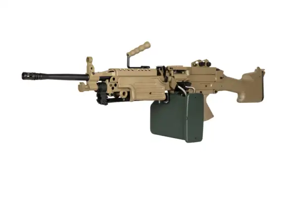 Replica della mitragliatrice SA-249 MK2 EDGE™ - Marrone chiaro - immagine 6