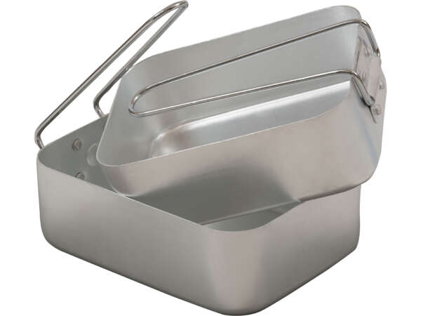 HIGHLANDER Camping Mess Tins ALUMINIUM GREY - immagine 2