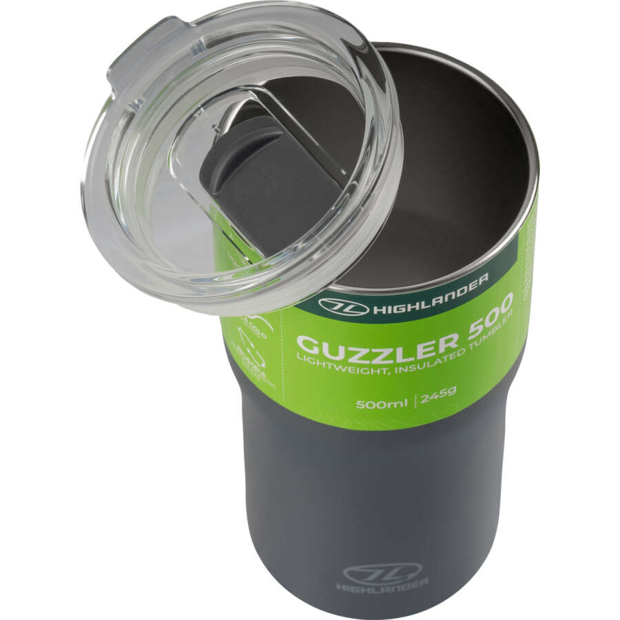 HIGHLANDER Guzzler 500 Tumbler (insulated) CHARCOAL