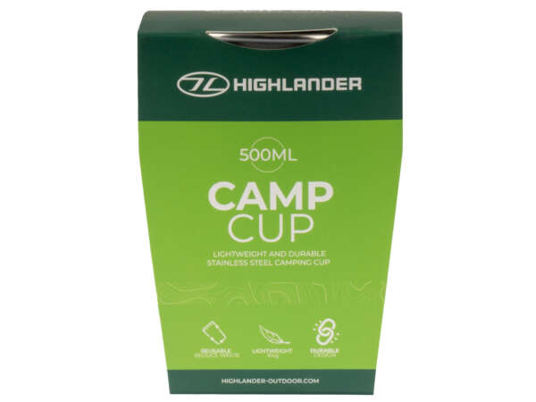 HIGHLANDER Camp Cup, 500 ml ALUMINIUM GREY - immagine 4