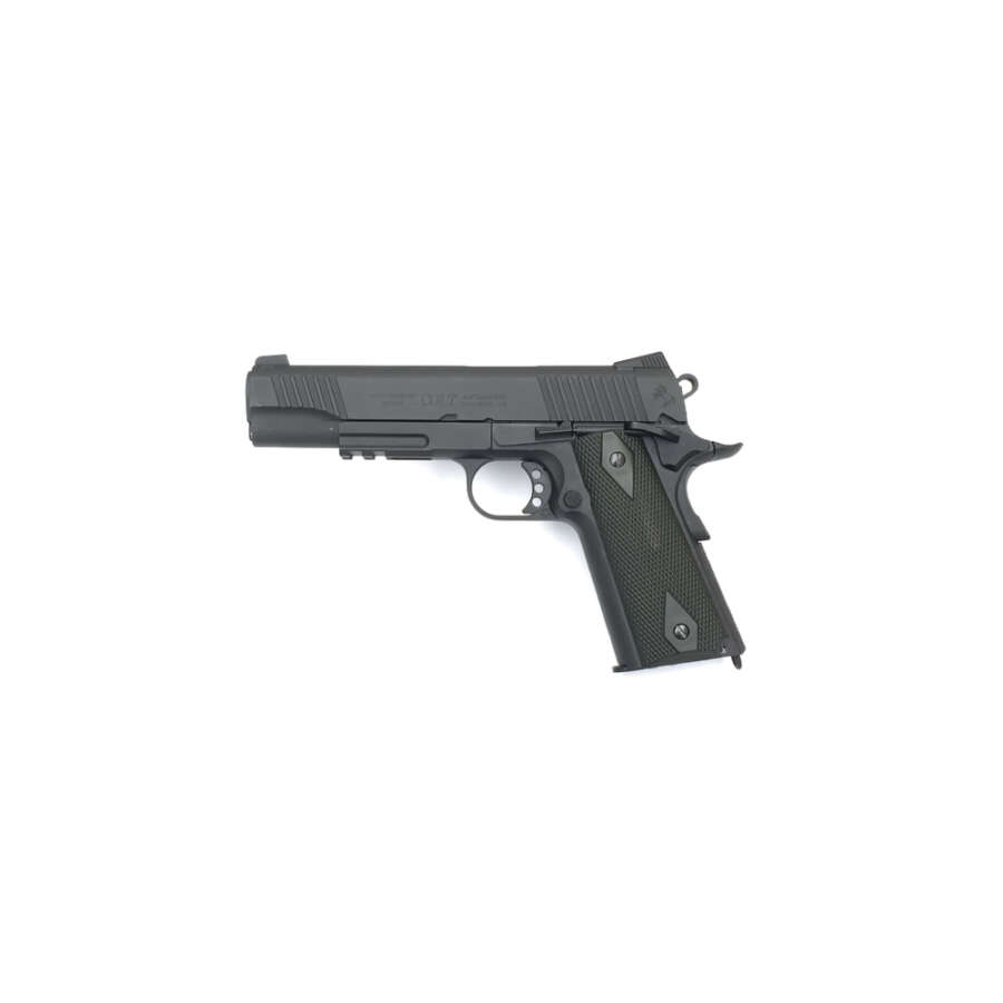 COLT 1911 RAIL GUN® CO2 NERO MAT 6MM SCARRELLANTE  FULL METAL