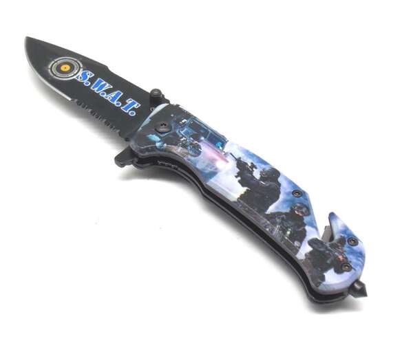 Coltello SWAT Albainox da soccorso manico in alluminio 18136A - immagine 2
