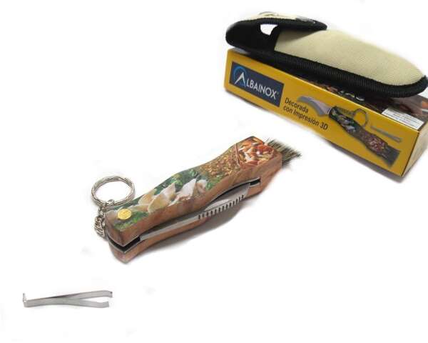Coltello per funghi con fodero in nylon Albainox 18258 - immagine 2
