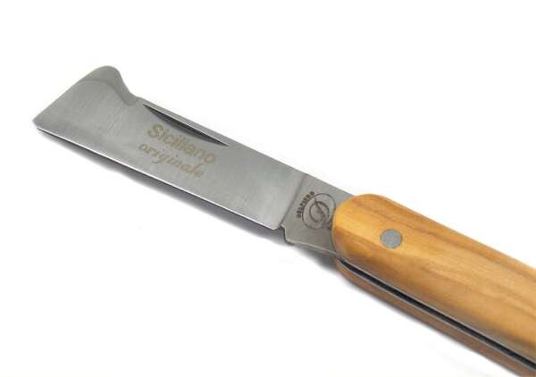 Coltello per innesto manico ulivo 189 19 cm - immagine 2
