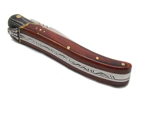 Coltello laguiole manico legno lama 9 cm 19247 - immagine 3