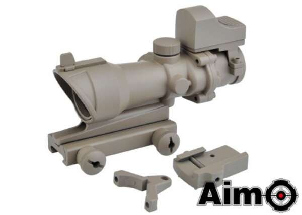 AIMO ACOG 4X32 SCOPE CON MINI DOT TAN