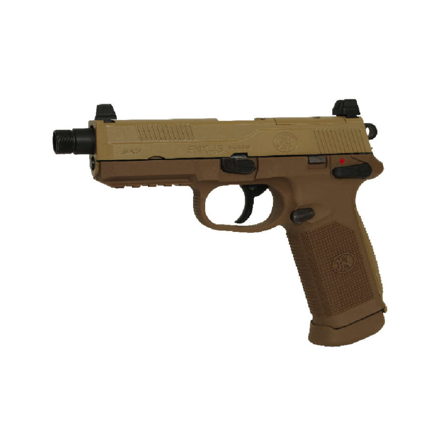 FN FNX -45 COLORE TAN SCARRELLANTE GAS BAXS C. FULL METAL