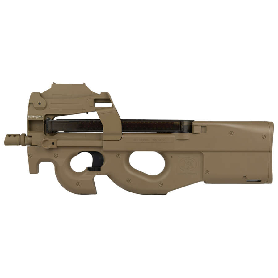CYBERGUN FUCILE FN P90 STANDARD TAN CON RED DOT 6mm AEG ABS