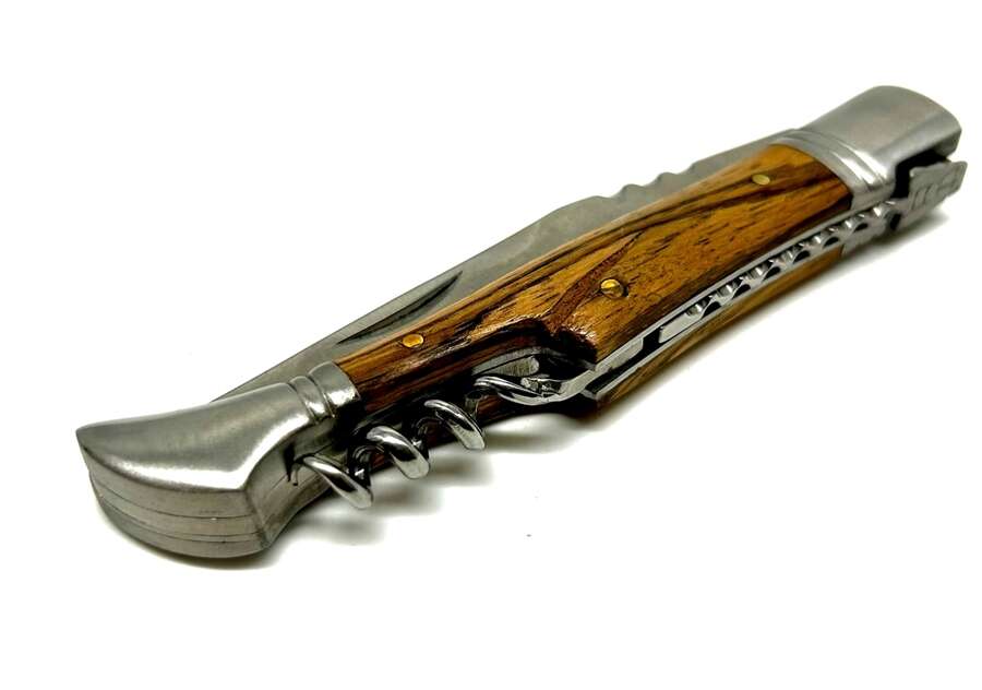 Coltello Virginia con cavatappi in palissandro