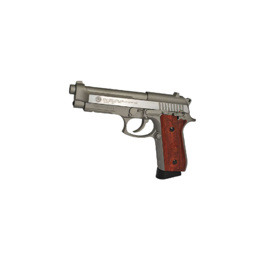 TAURUS PT92 INOX COLPO SINGOLO E RAFFICA CO2 GBB FULL METAL