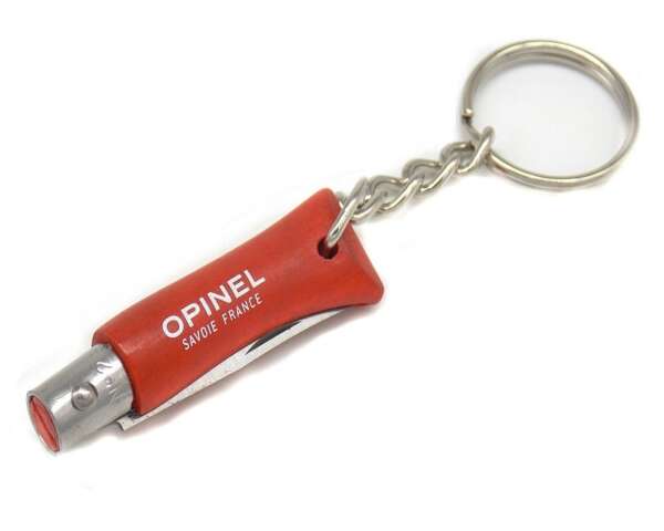 Coltello Opinel colorato con anello - VERDE-U - immagine 4