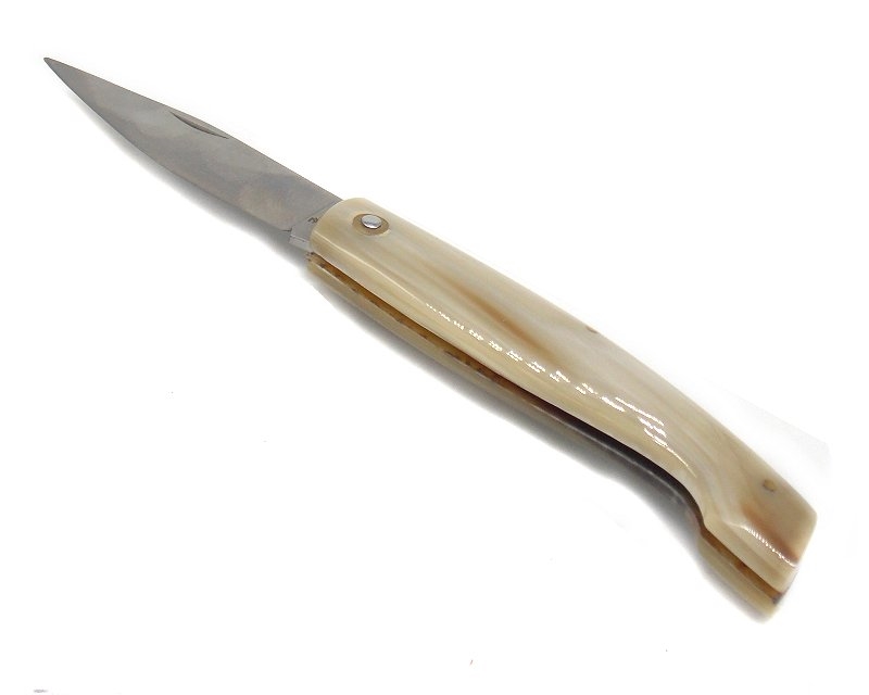 Coltello pattada Figus 22 cm manico in corno biondo