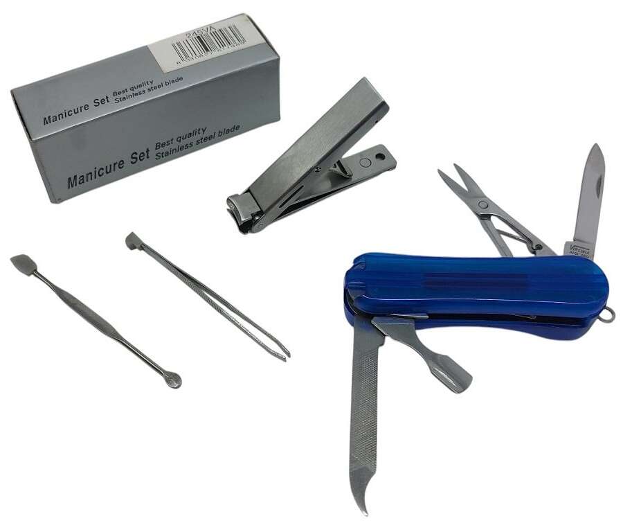Coltello set manicure blu 245VA