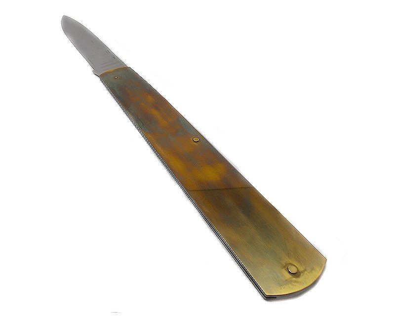 Coltello siciliano gigante lama 33 cm con manico ottone