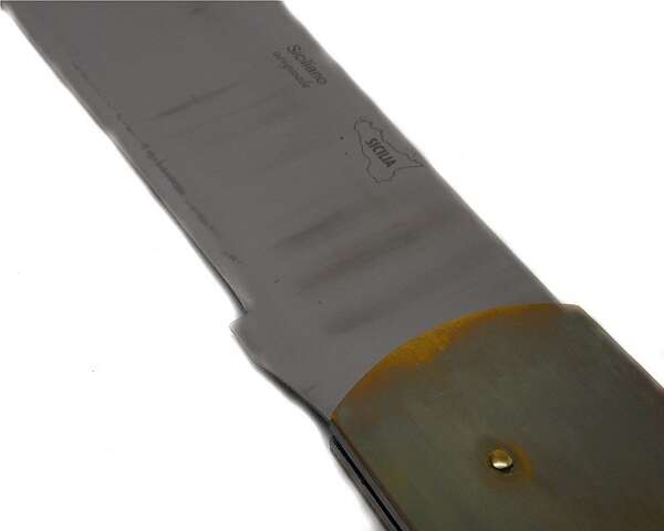 Coltello siciliano gigante lama 33 cm con manico ottone - immagine 2