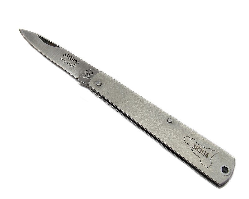 Coltello siciliano inox 262 cm 15