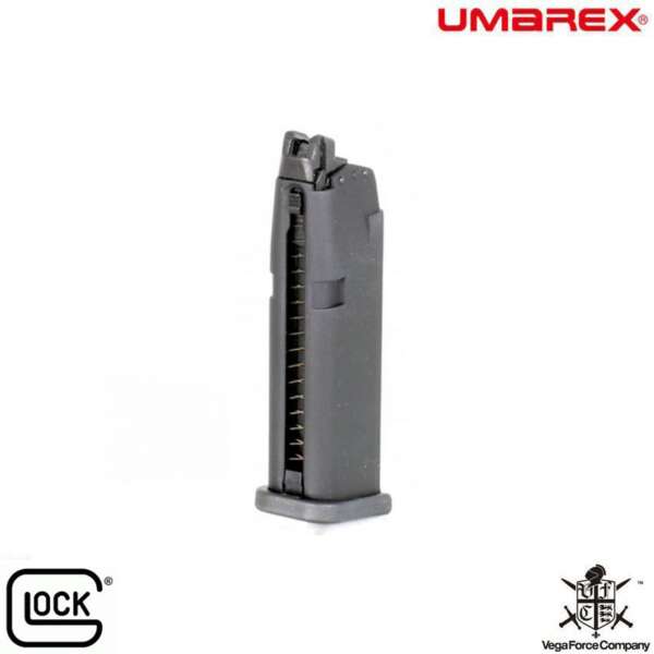 CARICATORE A GAS 20BB BLACK PER GLOCK 19 VFC UMAREX
