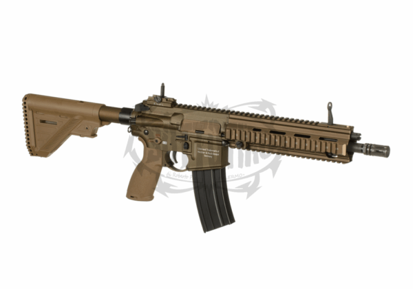 Heckler & Koch replica  Aeg Hk416 A5 V.2 Mosfet Fde Bronze Vfc Umarex Ral8000 2.6392X - immagine 5