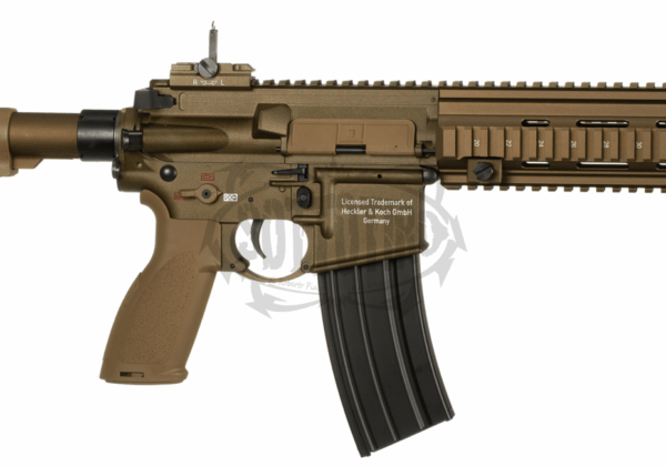 Heckler & Koch replica  Aeg Hk416 A5 V.2 Mosfet Fde Bronze Vfc Umarex Ral8000 2.6392X - immagine 3