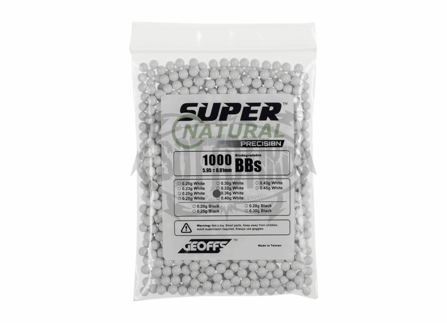 Geoffs 0.36g Bio BB Super Natural Precision 1000rds