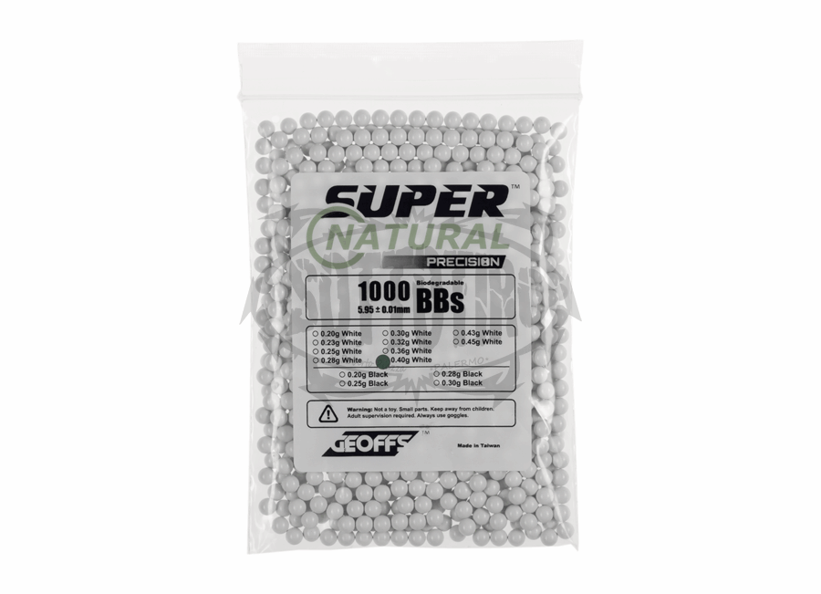 Geoffs 0.40g Bio BB Super Natural Precision 1000rds