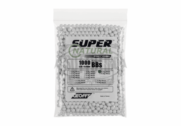 Geoffs 0.43g Bio BB Super Natural Precision 1000rds