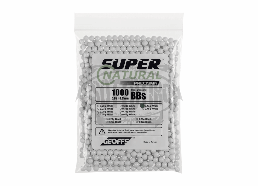 Geoffs 0.43g Bio BB Super Natural Precision 1000rds