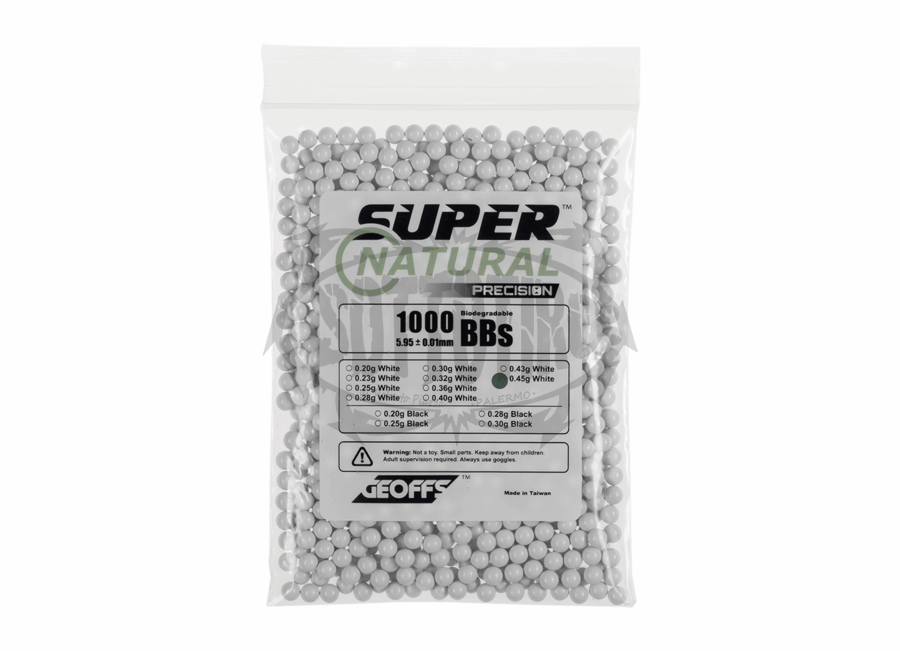 Geoffs 0.45g Bio BB Super Natural Precision 1000rds