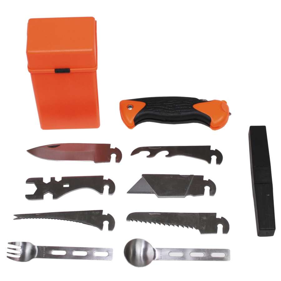 MFH Survival set, "Special", 27 pezzi , arancione