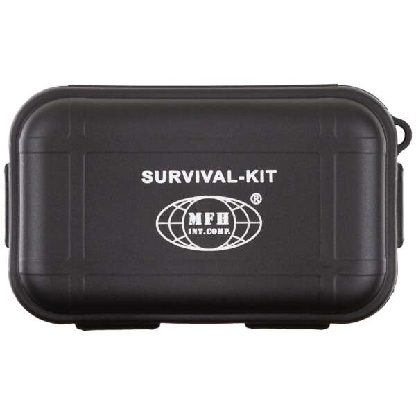 MFH Survival set, piccolo, 22 pezzi , nero - immagine 2