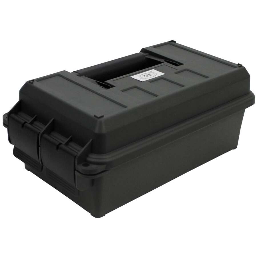 MFH Scatola per munizioni USA, plastica, oliva