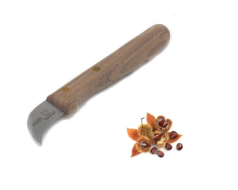 Coltello Due Cigni taglia castagne lama acciaio