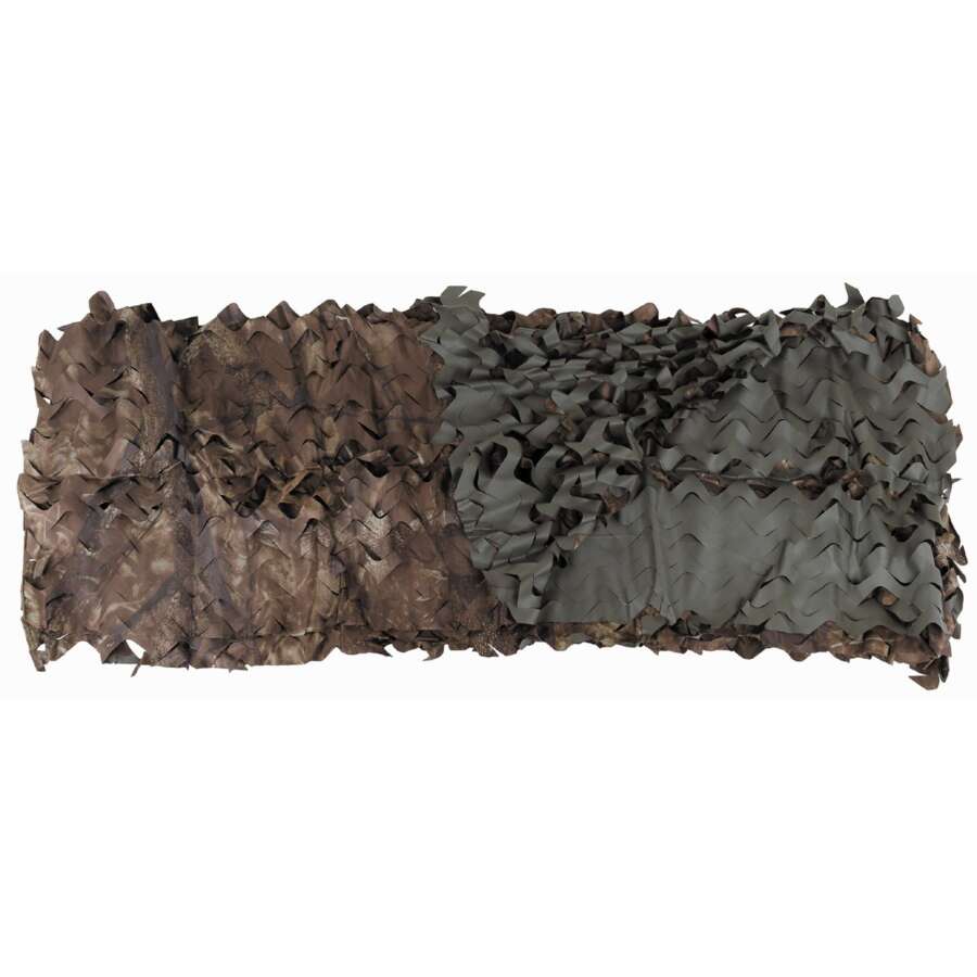 rete mimetica, 2 x 3 m, reversibile, marrone cacciatore / oliva