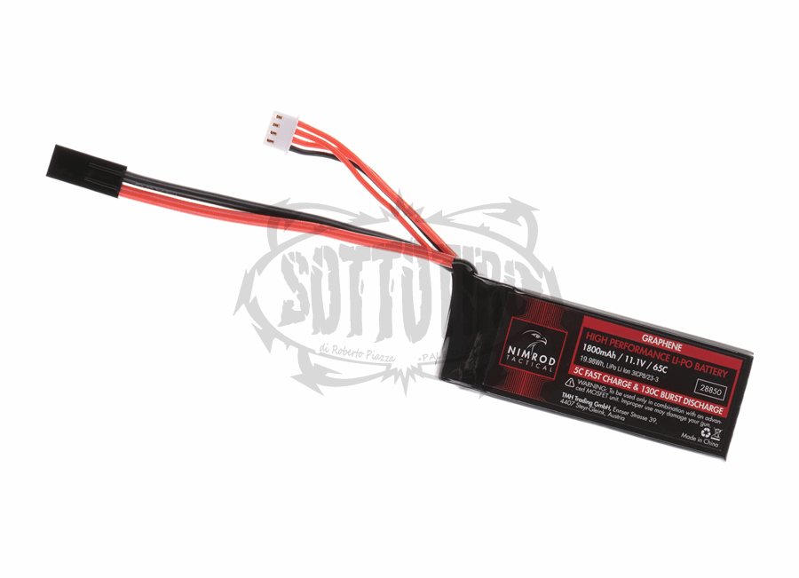 Nimrod Lipo 11.1V 1800mAh 65C Grafene