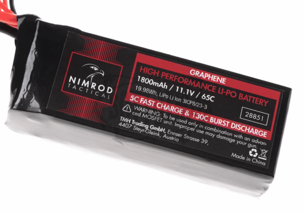 Nimrod LI-PO AL  grafene  11,1 V 1800 mAh 65C - immagine 3