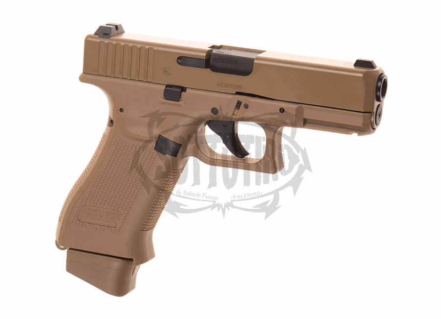Glock 19X versione in metallo Co2 dark earth UM-2.6435