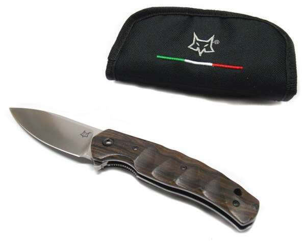 Coltello Fox Ziggy manico in legno di Ziricote FX308ZW by Anso