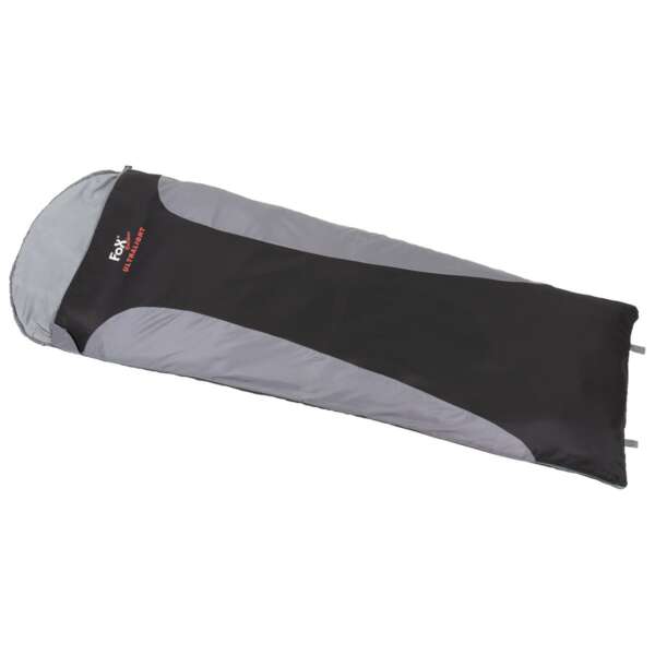 Sacco a pelo, "Ultralight", nero-grigio