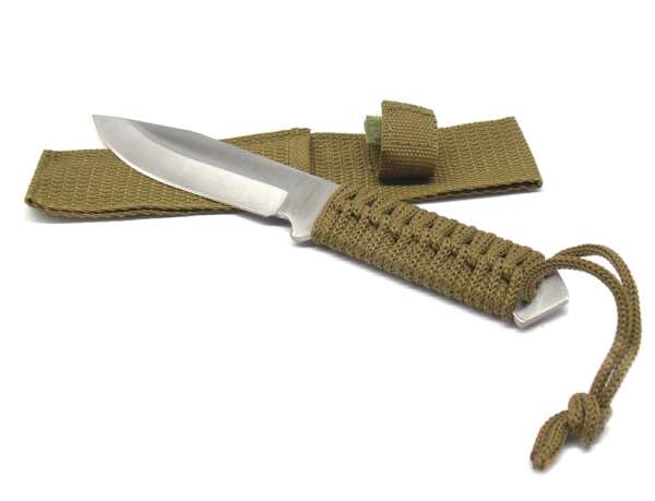 Coltello Albainox con manico rivestito di corda 31780