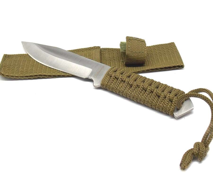 Coltello Albainox con manico rivestito di corda 31780