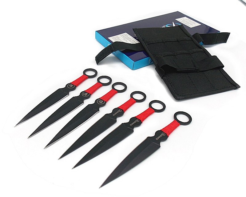 Set 6 coltelli da lancio Albainox con un solo filo 31850
